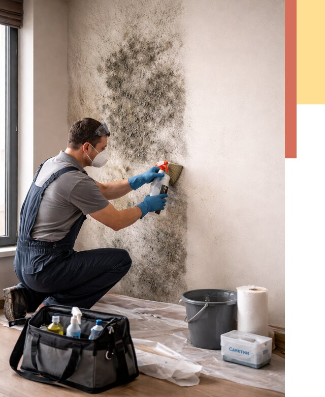 Удаление плесени со стен в Кохме от 2233 руб. — быстро и недорого | ОТДЕЛОЧНИК-Кхм