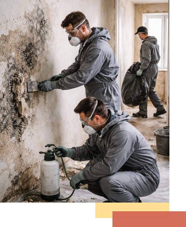 Удаление плесени со стен профессионально в Кохме