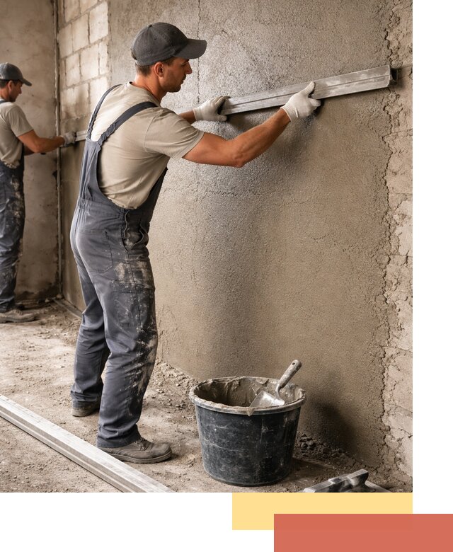 Штукатурка стен цементно-песчаная в Кохме профессионально
