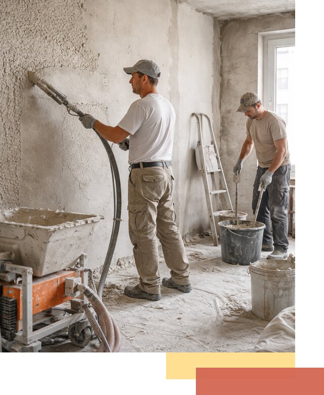 Машинная штукатурка стен в Кохме — быстро и качественно