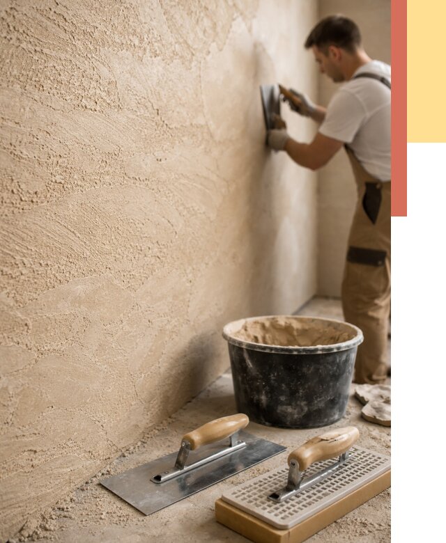 Декоративная штукатурка травертин в Кохме от 1870 руб/м2 — качественно и недорого | ОТДЕЛОЧНИК-Кхм