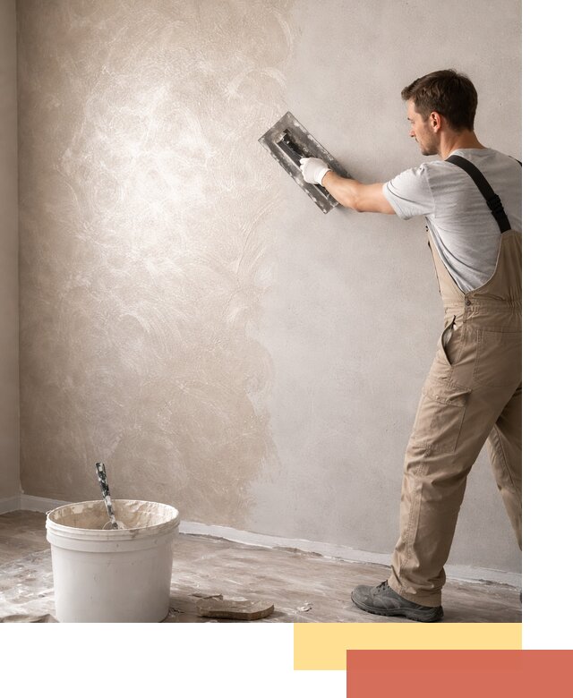 Декоративная штукатурка «Мокрый шелк» под ключ в Кохме
