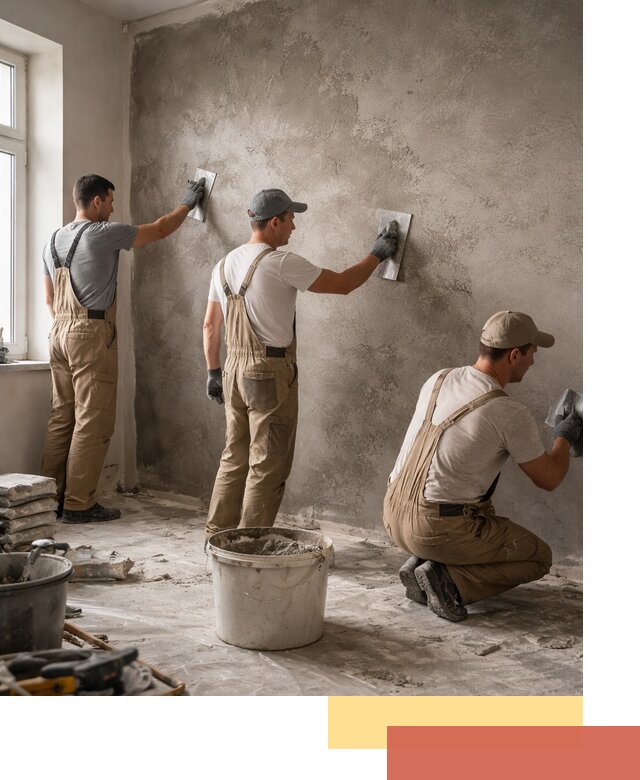 Декоративная штукатурка под бетон в Кохме для стен и потолков