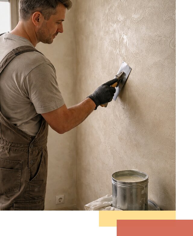 Нанесение воска на штукатурку в Кохме для защиты и блеска