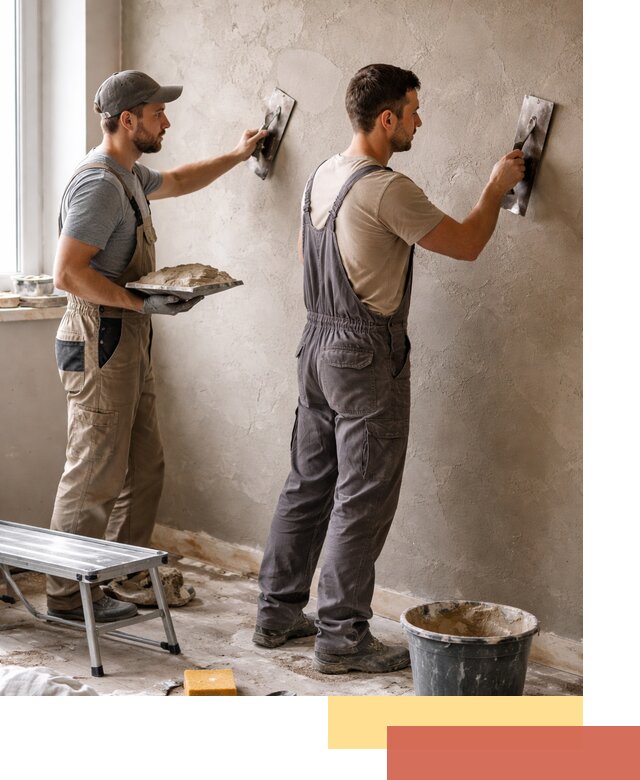 Ремонт декоративной штукатурки и восстановление фактуры в Кохме