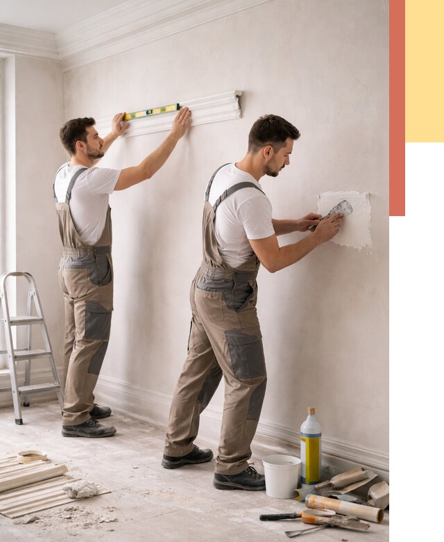 Монтаж лепнины на стены в Кохме от 4675 руб. — недорого, быстро | ОТДЕЛОЧНИК-Кхм