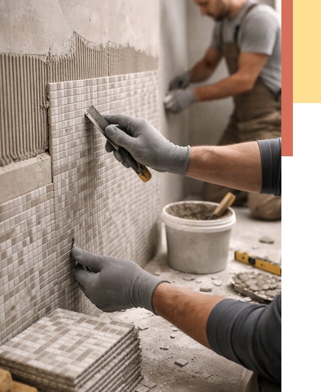 Облицовка стен мозаикой в Кохме от 3324 руб/м2 — укладка мозаики на стены | ОТДЕЛОЧНИК-Кхм