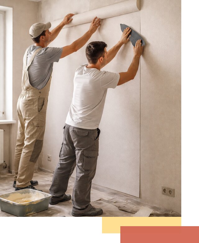 Поклейка виниловых обоев в Кохме профессионально и качественно