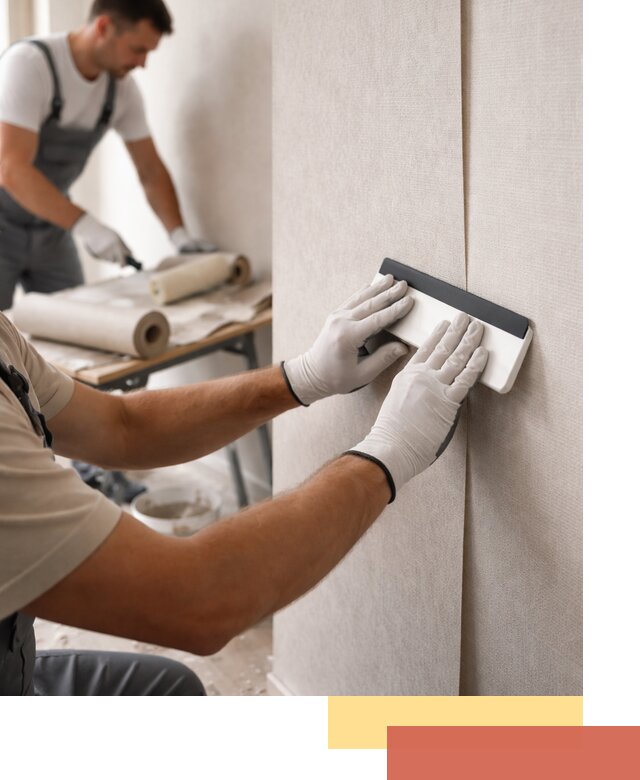 Поклейка обоев под покраску в Кохме профессионально и быстро