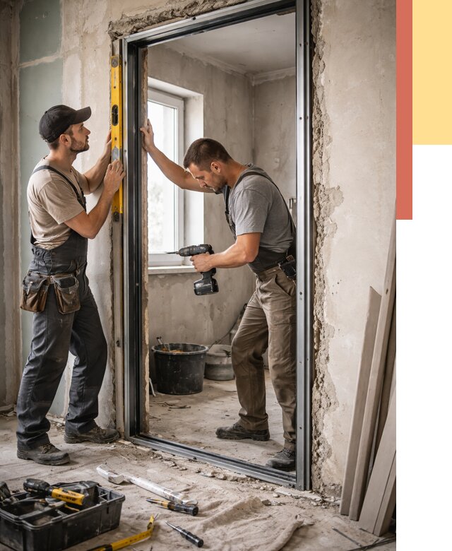 Закладка дверного проема в Кохме от 3636 руб. — быстро и недорого | ОТДЕЛОЧНИК-Кхм