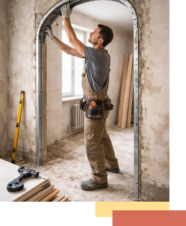 Устройство арочного проема в Кохме под ключ