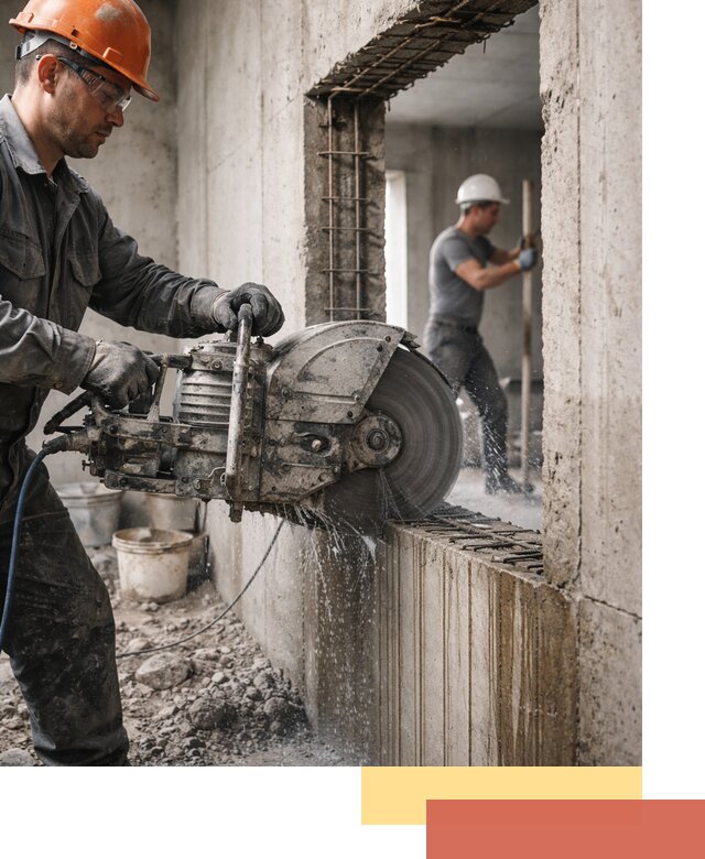 Алмазная резка проемов в Кохме быстро и точно