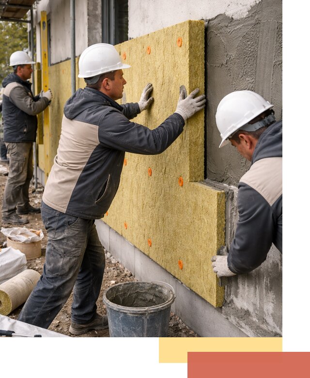 Утепление стен минватой в Кохме — тепло и звукоизоляция