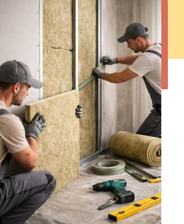 Шумоизоляция стен в Кохме под ключ от 1922 руб. | ОТДЕЛОЧНИК-Кхм