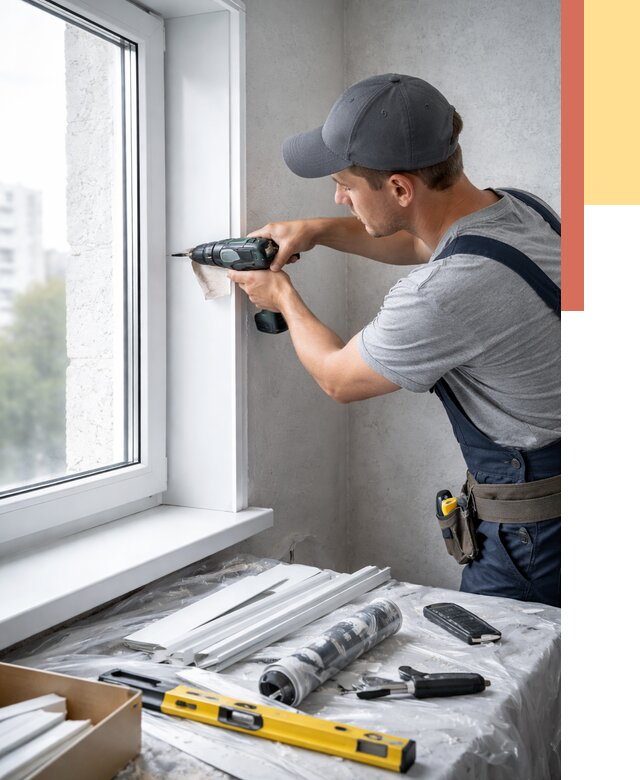 Установка пластиковых откосов в Кохме от 2337 руб. | ОТДЕЛОЧНИК-Кхм монтаж, быстро и недорого