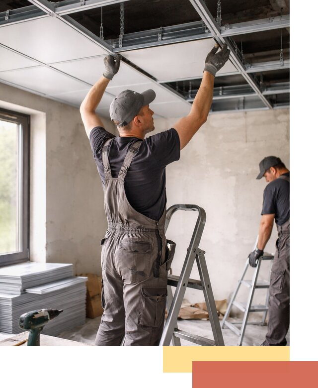 Монтаж кассетного потолка в Кохме качественно и быстро