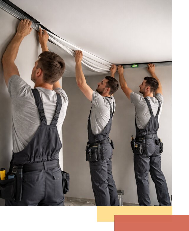 Теневые натяжные потолки в Кохме: монтаж и отделка быстро и качественно