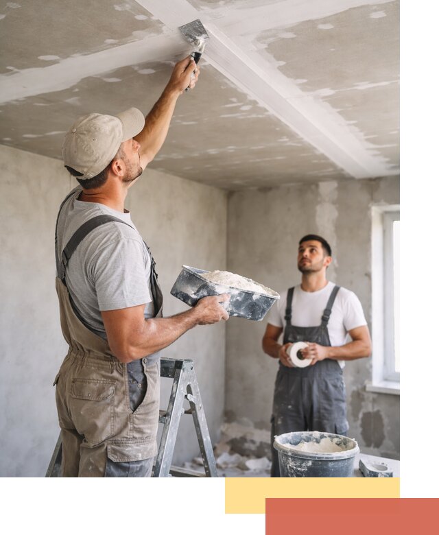 Обработка швов потолка ГКЛ в Кохме: качественная заделка и шпатлевка