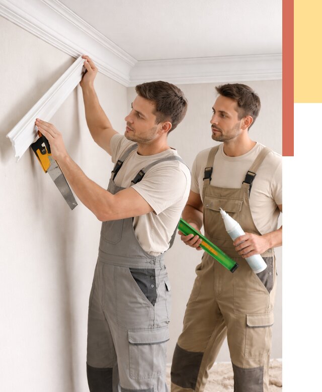Монтаж потолочного плинтуса в Кохме от 2389 руб. — быстро и недорого | ОТДЕЛОЧНИК-Кхм