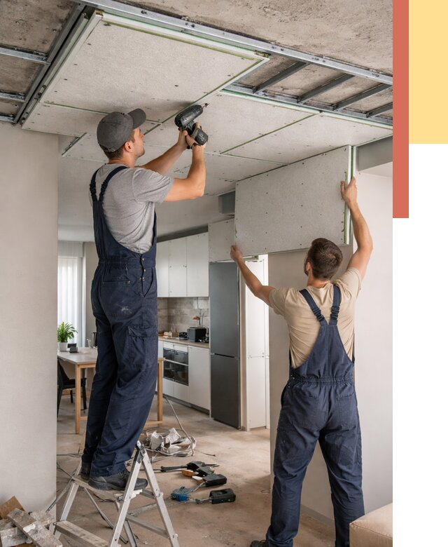 Шумоизоляция потолка панелями зипс в Кохме от 1922 руб. под ключ | ОТДЕЛОЧНИК-Кхм